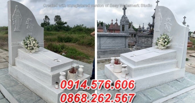 mẫu + 2025 mộ đạo thiên chúa bằng đá – bình dương