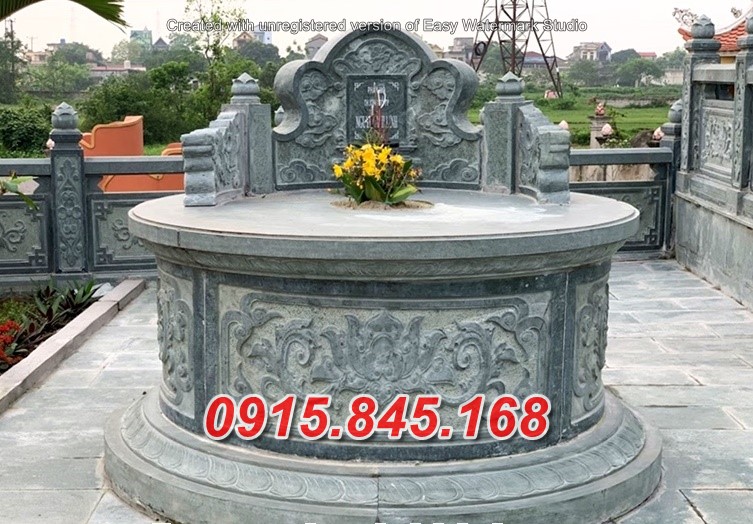 mộ đá tự nhiên tròn đẹp bán tại hà giang 1061