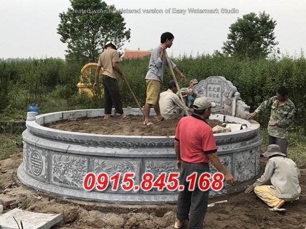 mộ đá tự nhiên tròn đẹp bán tại hà giang 1061
