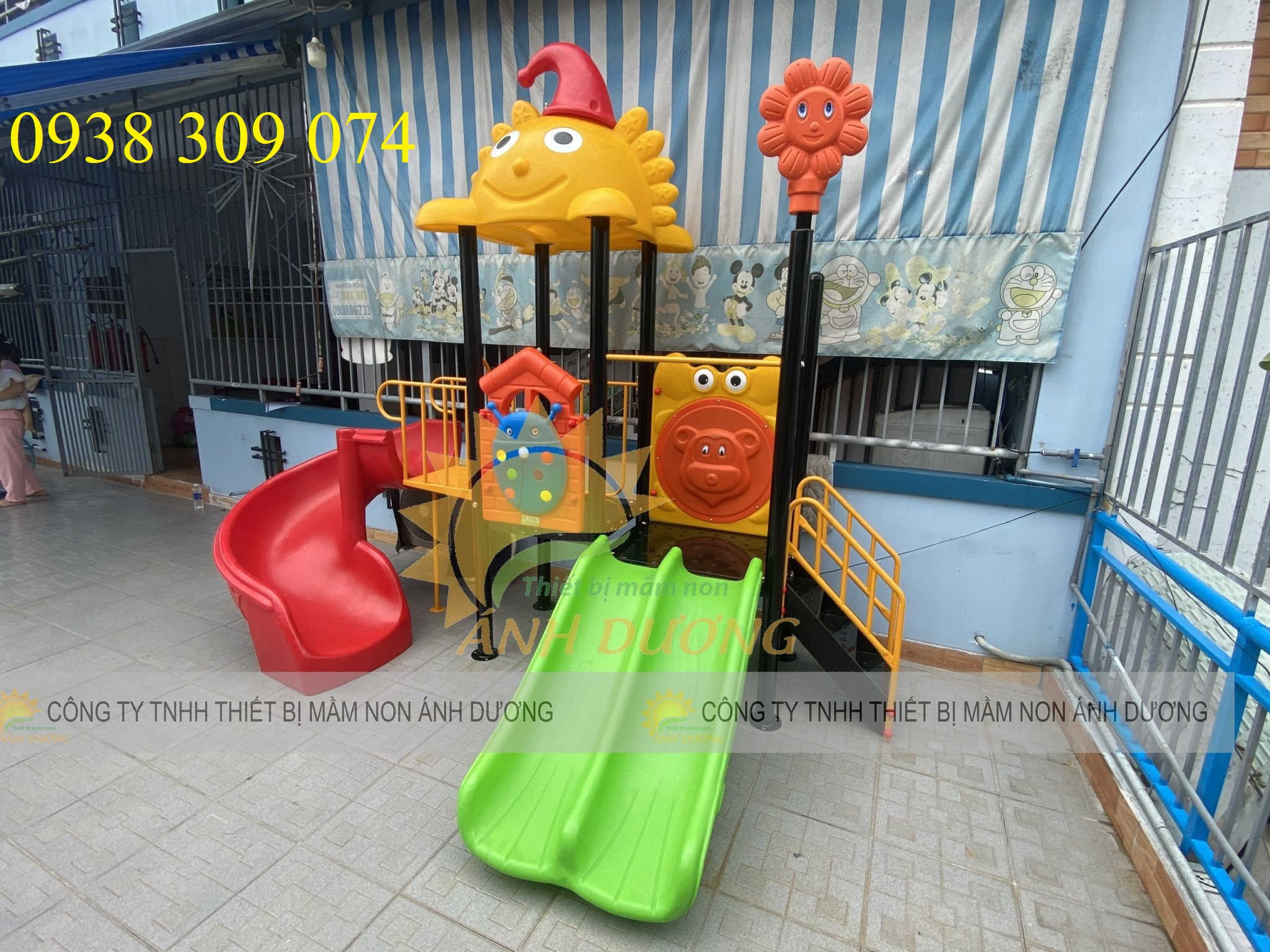 Cầu trượt liên hoàn nhập khẩu cao cấp AD0813