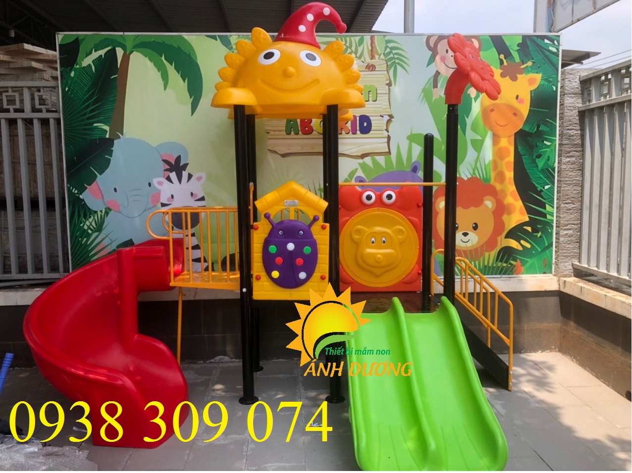 Cầu trượt liên hoàn nhập khẩu cao cấp AD0813