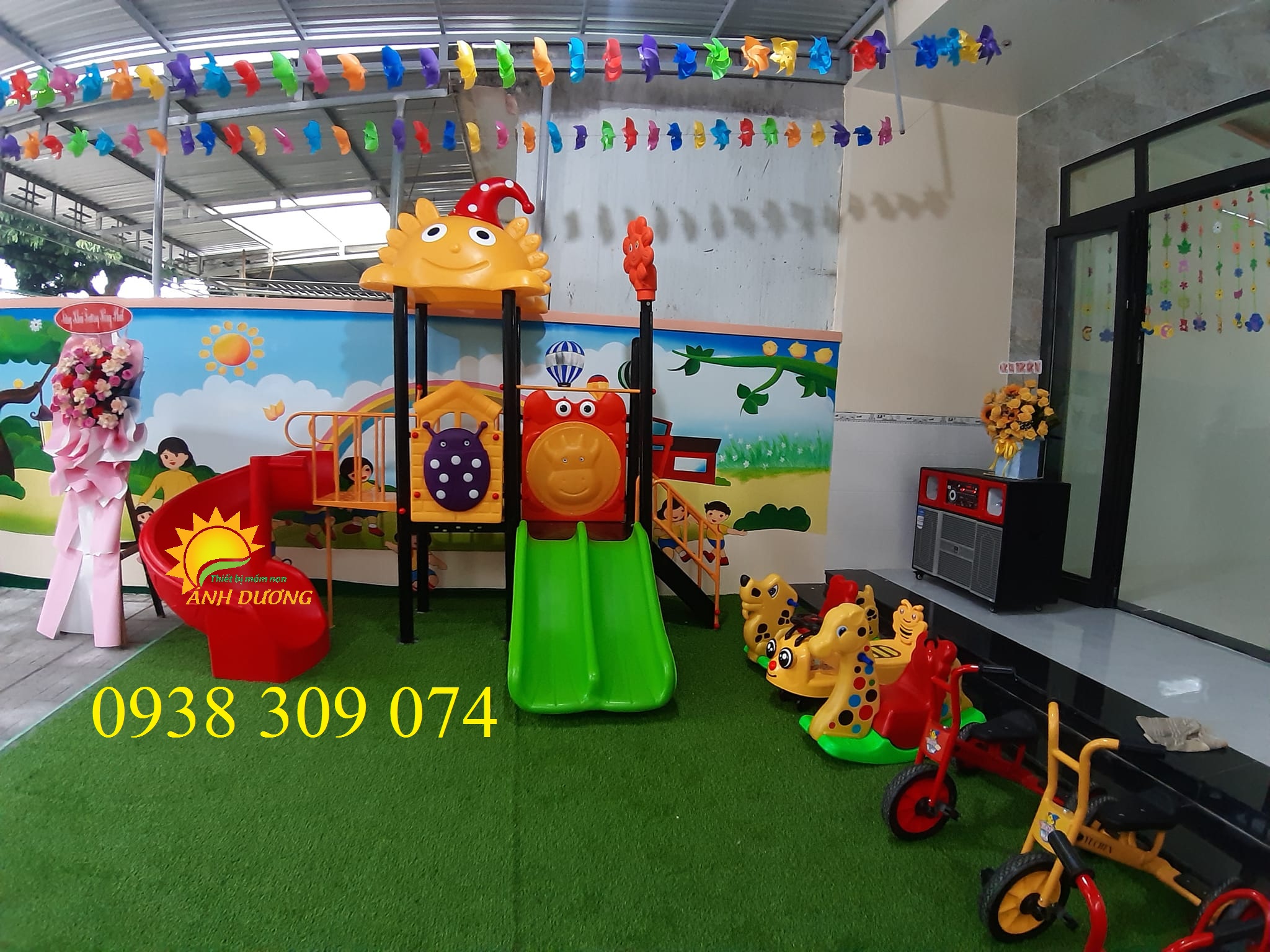 Cầu trượt liên hoàn nhập khẩu cao cấp AD0813