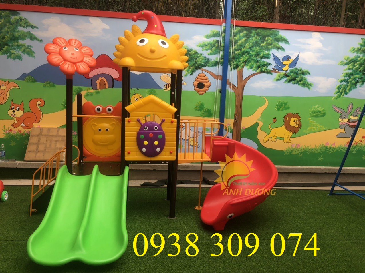 Cầu trượt liên hoàn nhập khẩu cao cấp AD0813