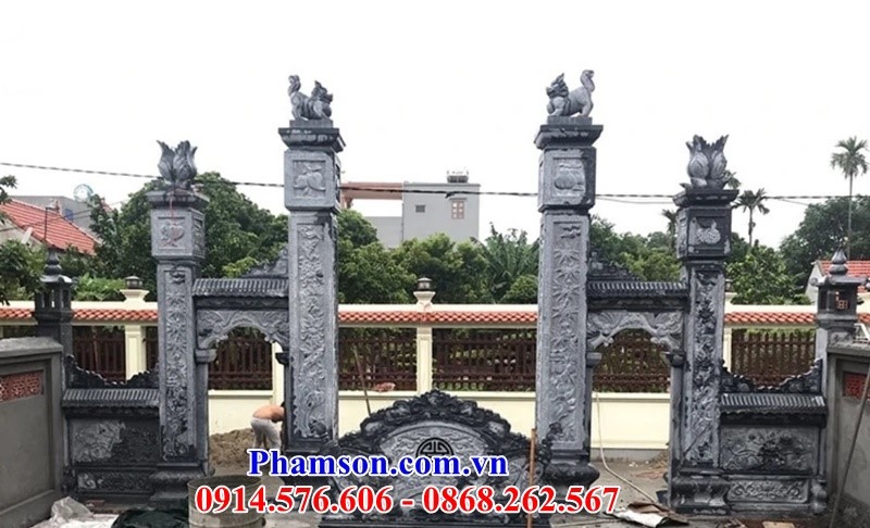 1590+- cổng đình chùa bằng đá đẹp đà nẵng