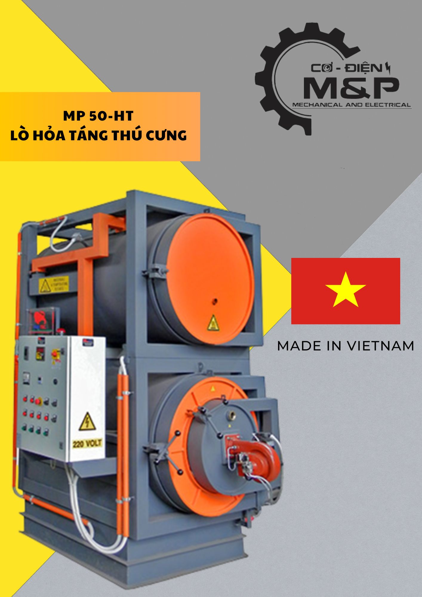 Lò hỏa táng động vật 40kg                             