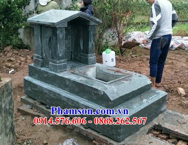 1659++ mẫu mộ tam cấp bằng đá điêu khắc kon tum