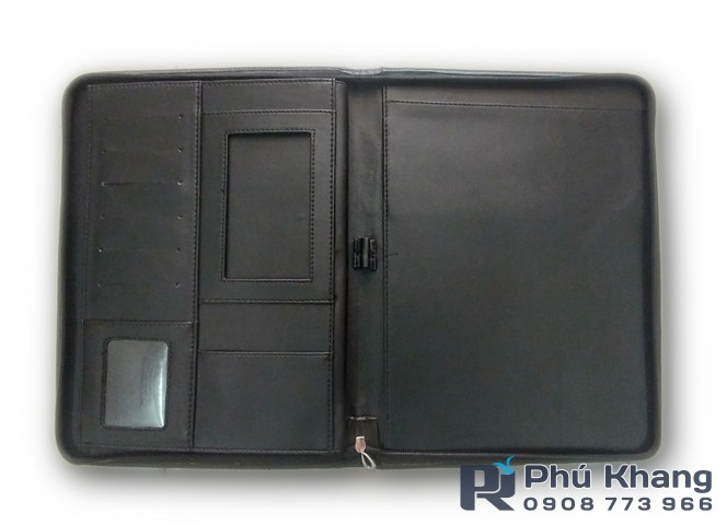 Sản xuất bìa trình ký da, may bìa kẹp hợp đồng trình ký