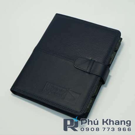 Xưởng sản xuất cuốn bìa da sổ tay, cơ sở bìa da phú khang