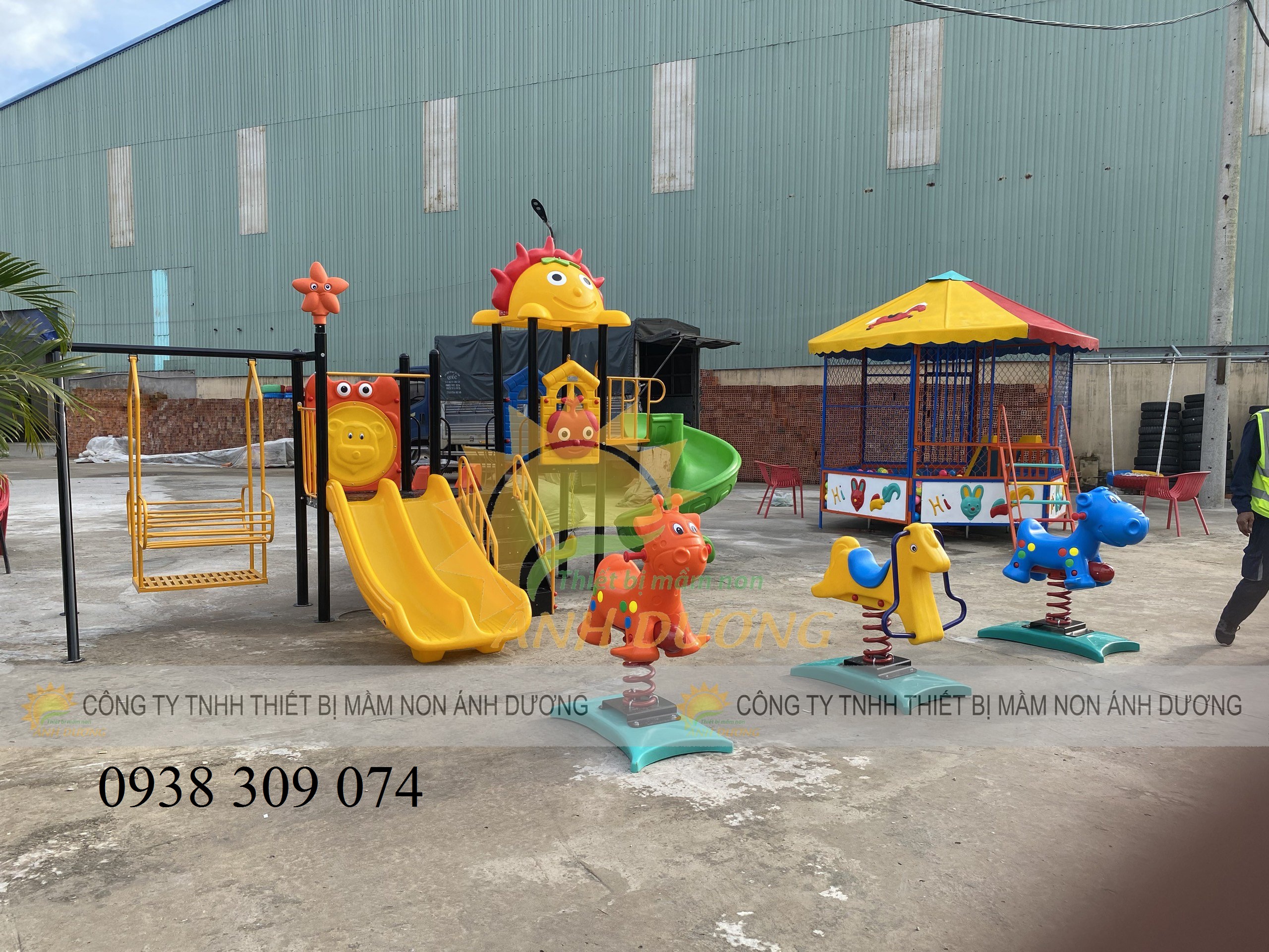 Cầu trượt liên hoàn ngoài trời loại lớn AD0830