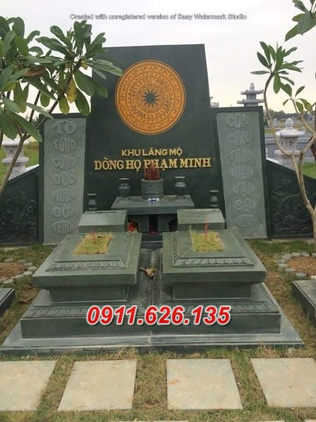 Ninh bình mộ đẹp bằng đá xanh rêu rao bán