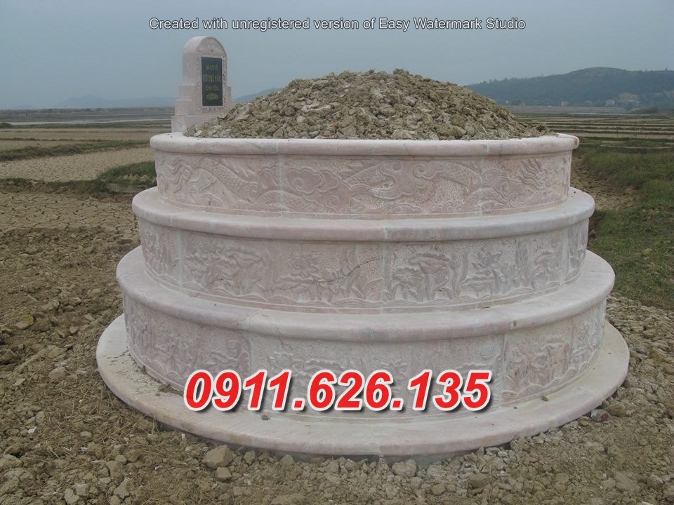 quảng bình666 mẫu mộ đá tròn đẹp rao bán