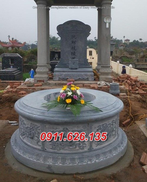 quảng bình666 mẫu mộ đá tròn đẹp rao bán