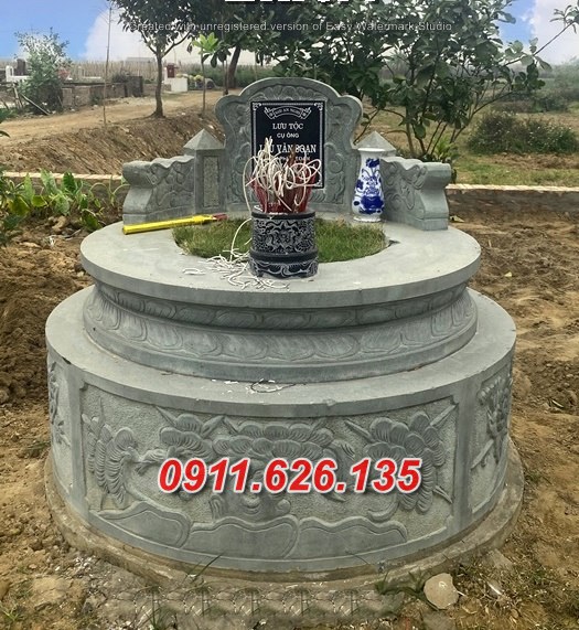 quảng bình666 mẫu mộ đá tròn đẹp rao bán