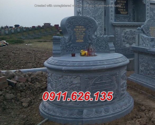 quảng bình666 mẫu mộ đá tròn đẹp rao bán