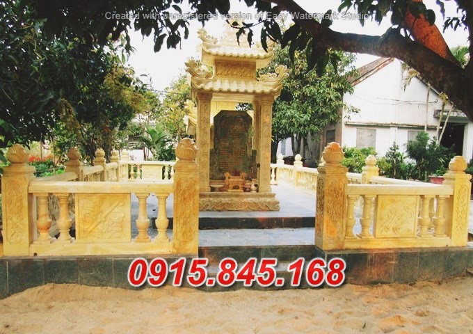 mẫu mộ song thân bằng đá bán tại trà vinh