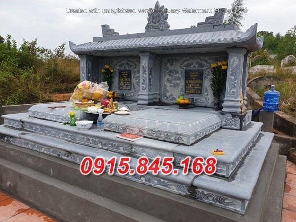 10020 mẫu mộ bằng đá xanh đẹp bán sẵn tại phú yên
