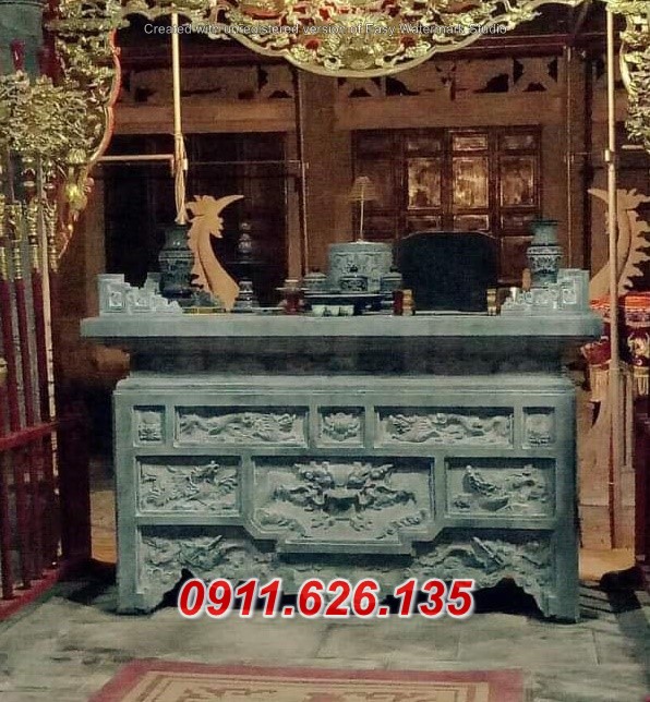 Thừa Thiên Huế % mẫu ban thờ lễ bằng đá cao cấp đẹp mẫu 6180