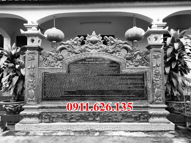 6226 Thái bình mẫu cuốn thư bằng đá đình chùa