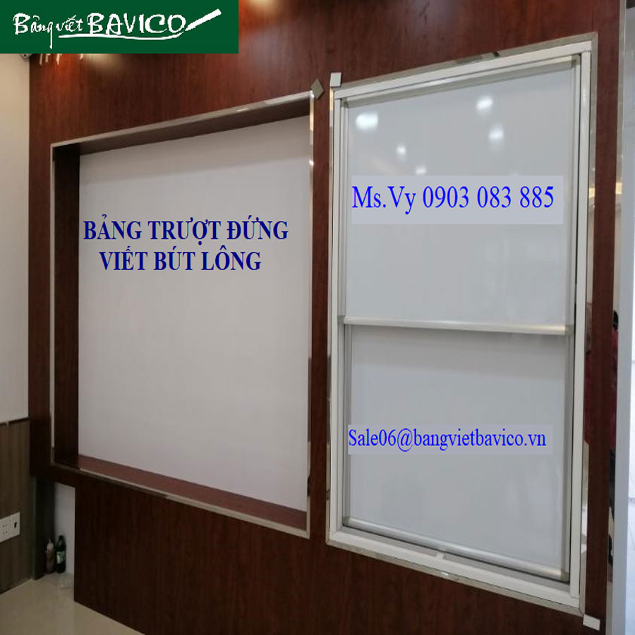 Bảng trượt đứng viết bút lông từ Hàn Quốc Bavico