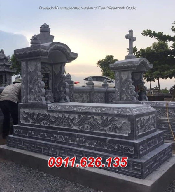 6299 đpofng tháp mộ một mái bằng đá Ninh bình