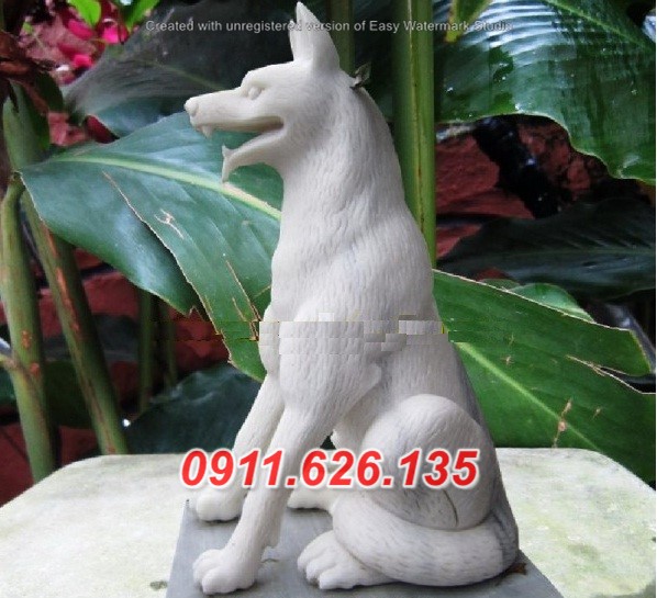6381+ mẫu chó canh cửa bằng đá đẹp phong thủy