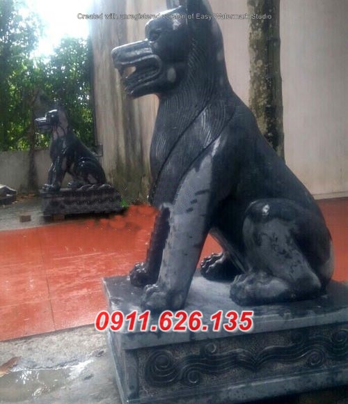 6381+ mẫu chó canh cửa bằng đá đẹp phong thủy