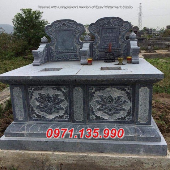 mẫu 6452 thanh hóa mộ đôi đá tự nhiên đẹp bán