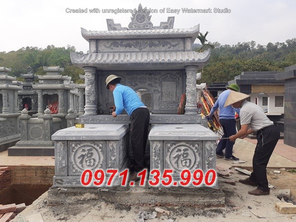mẫu 6452 thanh hóa mộ đôi đá tự nhiên đẹp bán