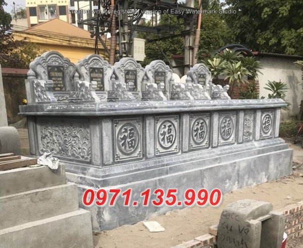 6485 bạc liêu mộ đôi bằng đá đơn giản đẹp bán 