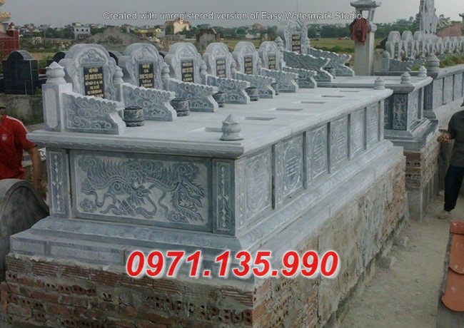 6485 bạc liêu mộ đôi bằng đá đơn giản đẹp bán 