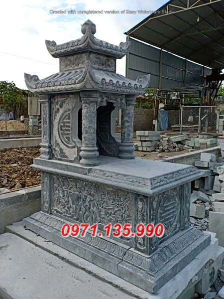 6494 Quảng trị mộ ba mái đá cao cấp đẹp 