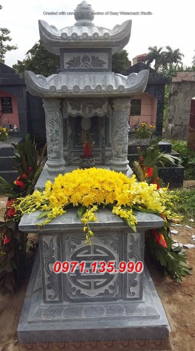 6494 Quảng trị mộ ba mái đá cao cấp đẹp 