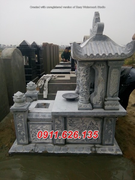 mẫu 6506 hà tĩnh mộ một mái bằng đá mỹ nghệ