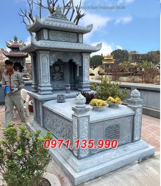 6534 mộ đá nguyên khối hai mái đẹp bán - lai châu