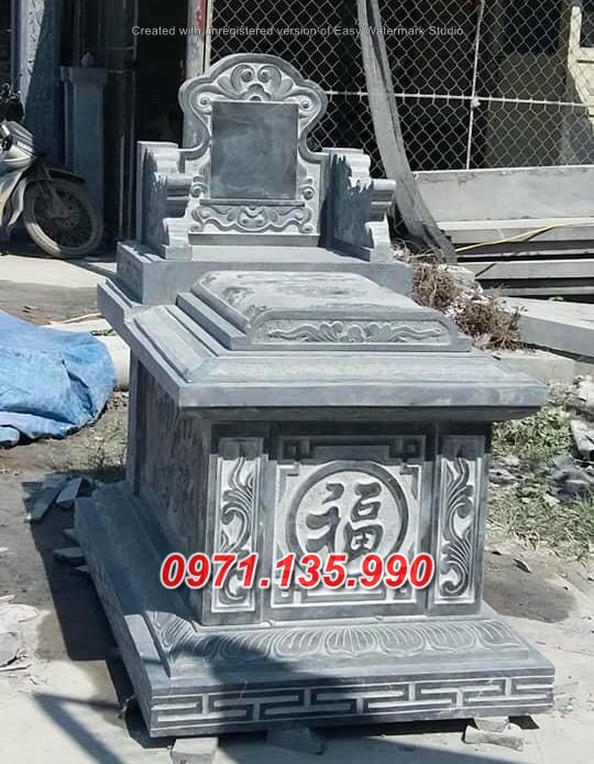 6558 mộ không mái bằng đá hiện đại đẹp bán tại quảng ngãi