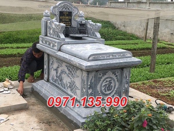 6558 mộ không mái bằng đá hiện đại đẹp bán tại quảng ngãi
