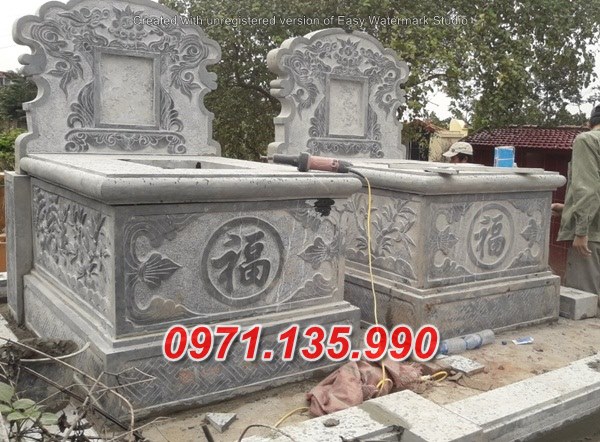 6584 mộ không mái bằng đá điêu khắc bán tại yên bái 