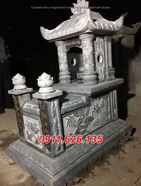 6608 mộ bằng đá một mái đẹp tự nhiên bán tại quảng trị