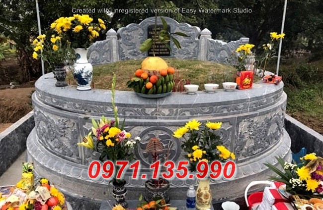 6617 an giang bán mộ tròn bằng đá mỹ nghệ đẹp