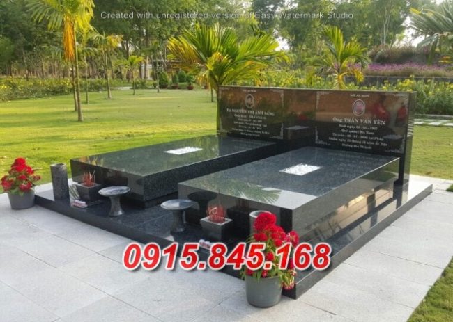 6803  kiểu mộ bằng đá granite đẹp bán lăng mộ 