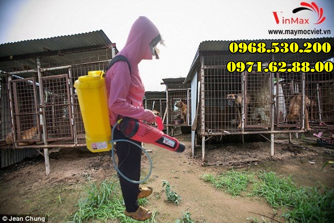 Máy phun khử khuẩn chuồng nuôi thú cưng chó mèo Turbo Ba-6