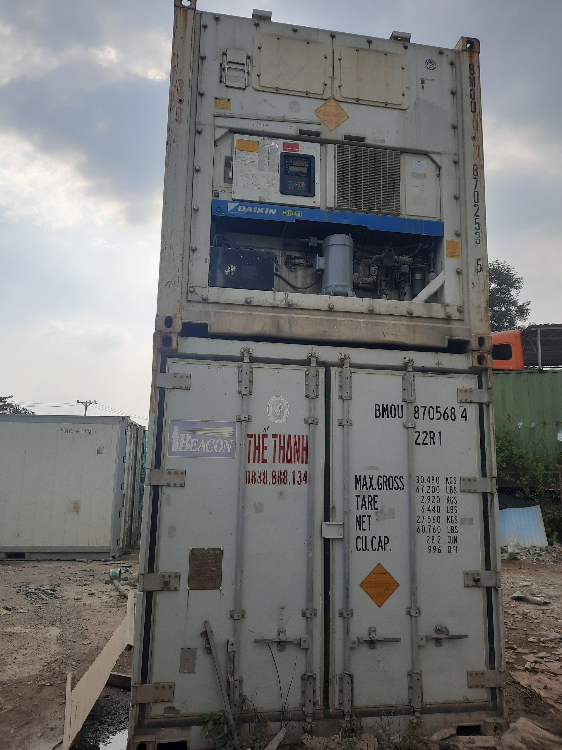 Thanh lý container lạnh 20 feet cuối năm