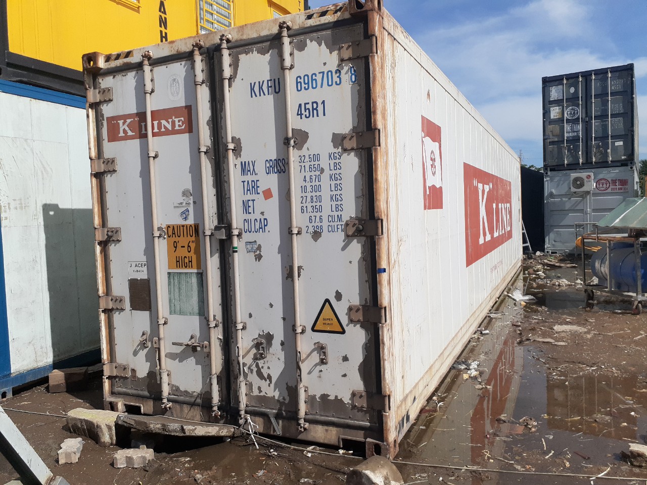 Container lạnh 40feet cho thuê 7tr/tháng giá rẻ trữ hàng