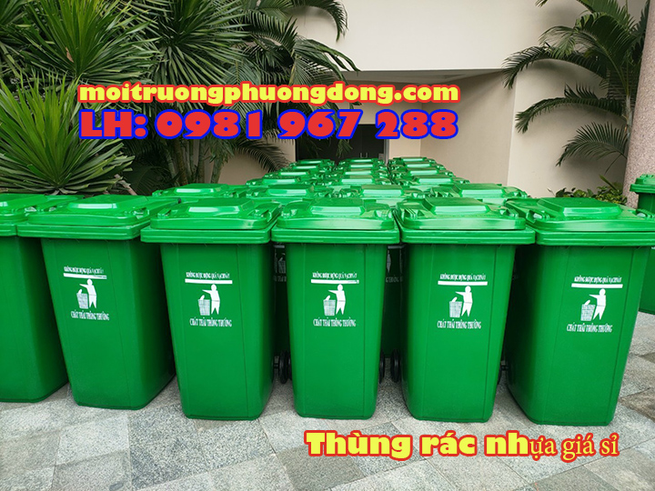 Bán thùng rác nhựa ngoài trời  tại miền bắc