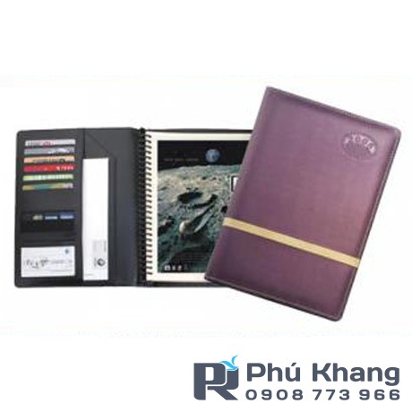 Chuyên sản xuất bìa sổ tay dán gáy, may bìa sổ simili còng a5