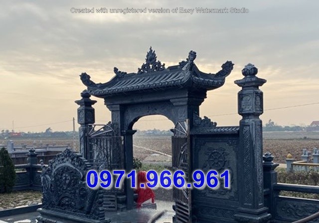 30 > mẫu cổng nhà mồ đá xanh đẹp bán sóc trăng