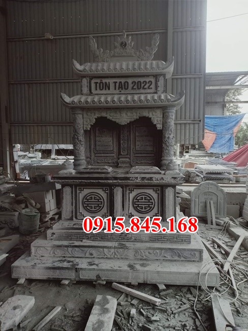 17mẫu bia mộ đá xanh đẹp bán tại vĩnh phúc