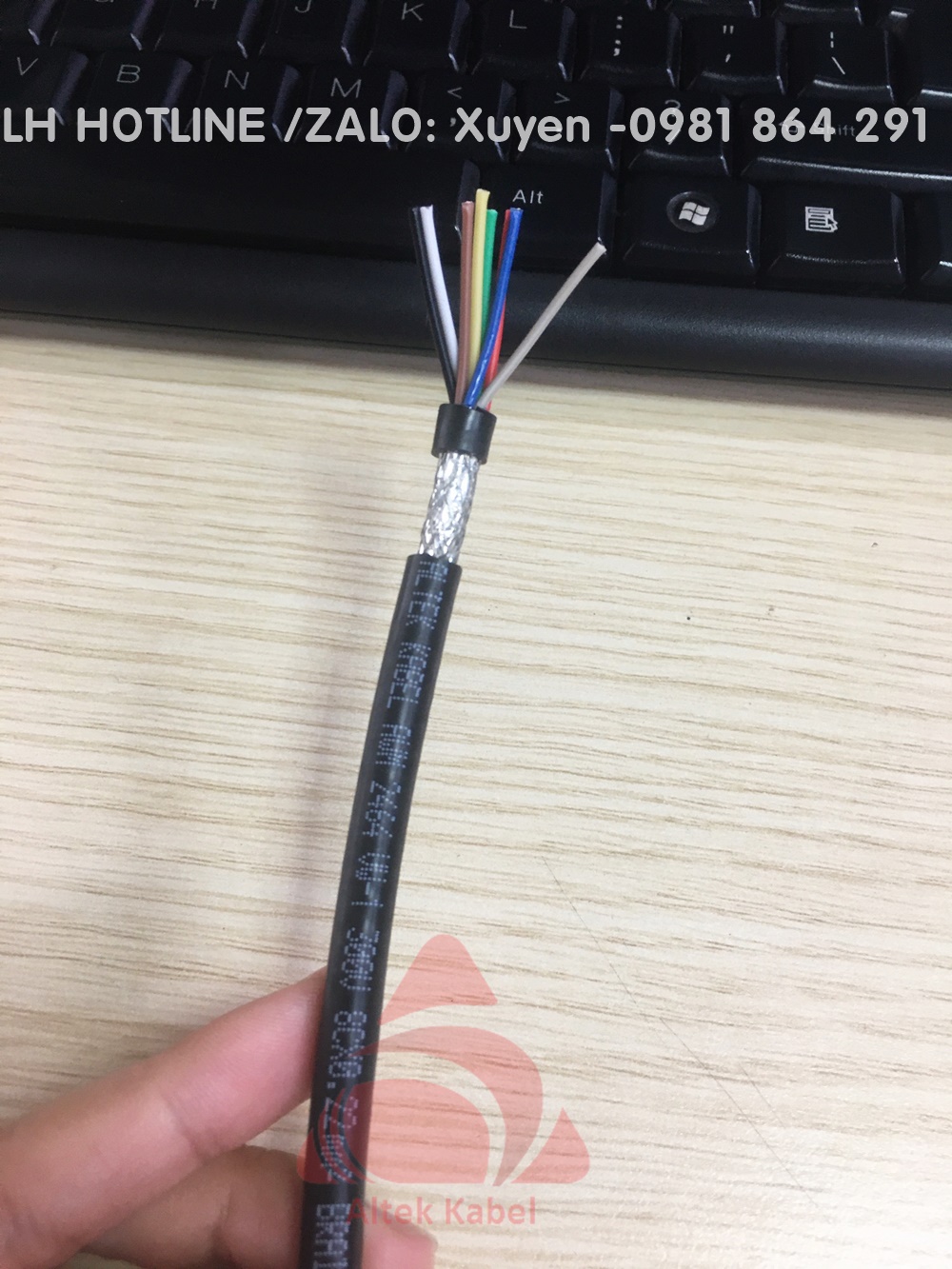 Cáp tín hiệu chống nhiễu 2x0.22,4x0.22,6x0.22 Altek Kabel