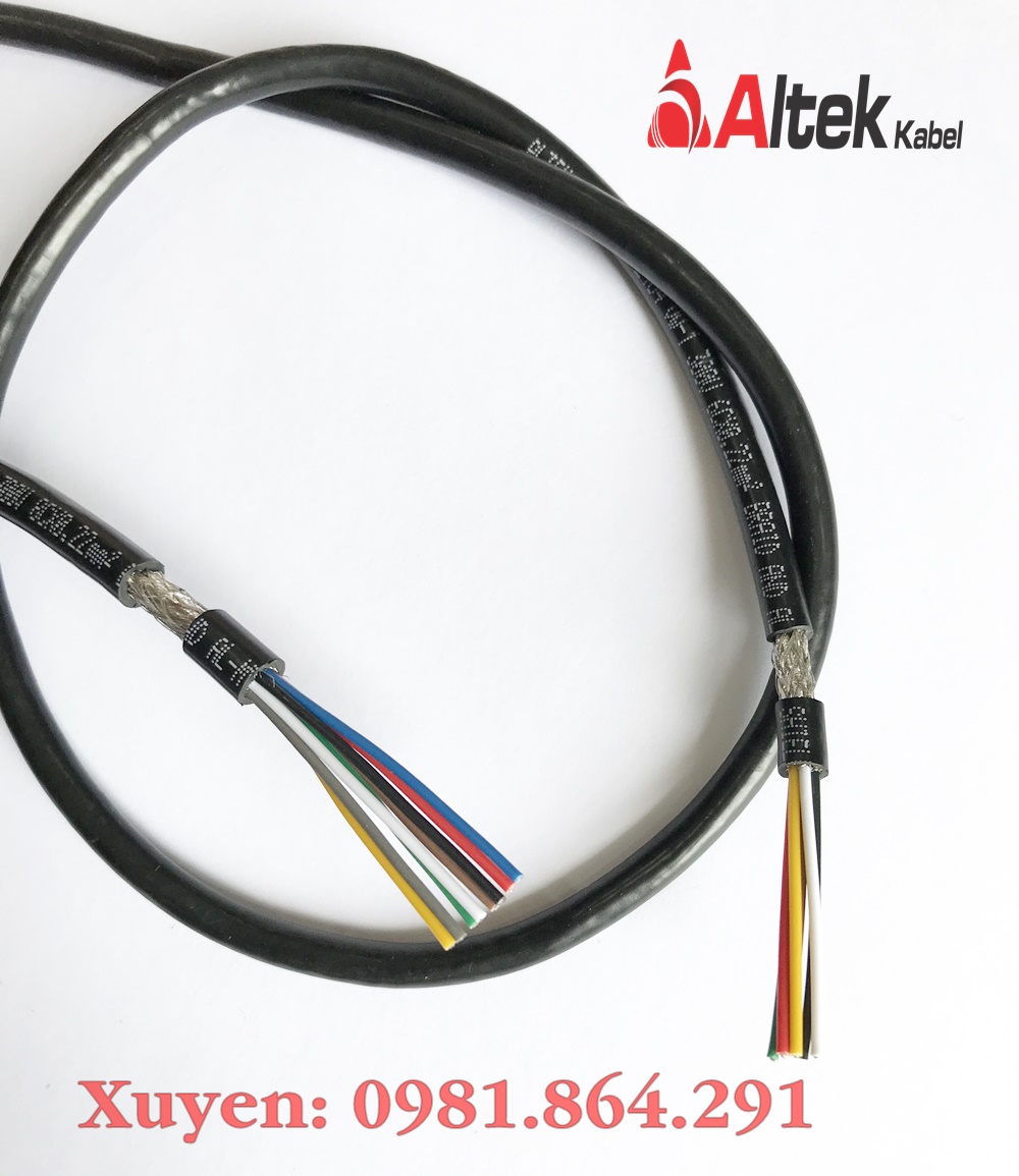 Cáp tín hiệu chống nhiễu 2x0.22,4x0.22,6x0.22 Altek Kabel