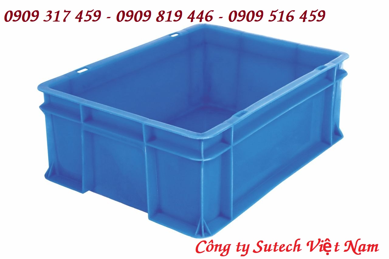 Sóng nhựa đặc, sóng nhựa công nghiệp, thùng nhựa chữ nhật